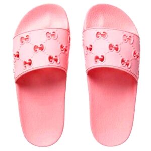 Gucci Pink Slide Sandals
